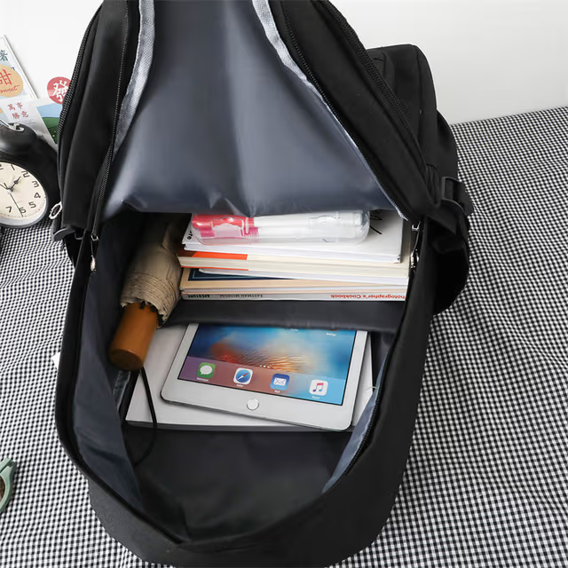 Ensemble de sacs d’école Kawai pour adolescents 4Pcs Guiyu V3 Bleu – محفظة 4 قطع كاواي أزرق