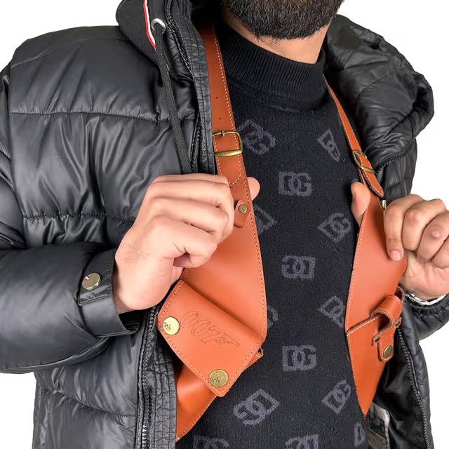 Pochette 007 pour ranger les affaires sous la veste