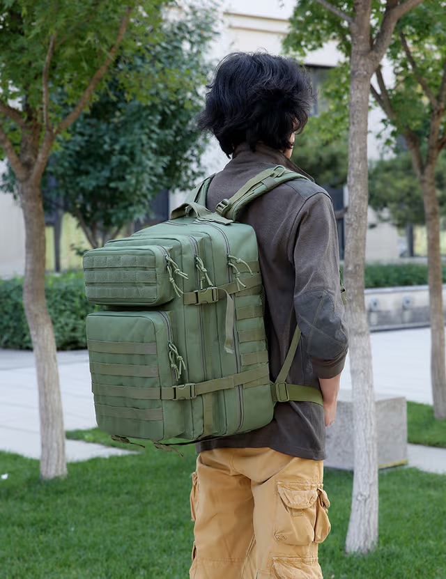 Sac à dos tactique 50L imperméable pour Randonnée , voyage, alpinisme,