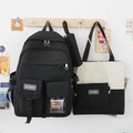 Ensemble de sacs d’école Kawai pour adolescents 4Pcs Guiyu V3 Bleu – محفظة 4 قطع كاواي أزرق