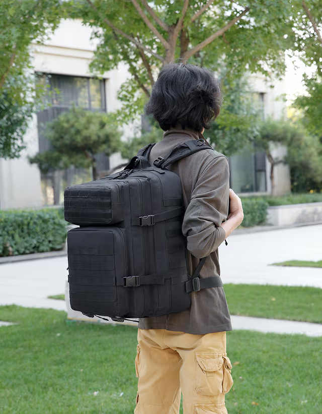 Sac à dos tactique 50L imperméable pour Randonnée , voyage, alpinisme,