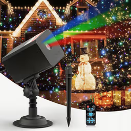 Projecteur Laser Décoratif Extérieur et Intérieur Éclairage Festif - جهاز عرض ليزر ديكور منزلي وللحدائق للاحتفالات