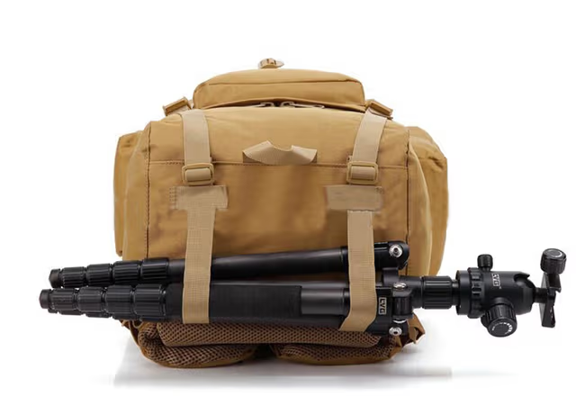 Sac à dos Randonnée professionnel en toile de Camouflage étanche à double épaule 90 L – kaki