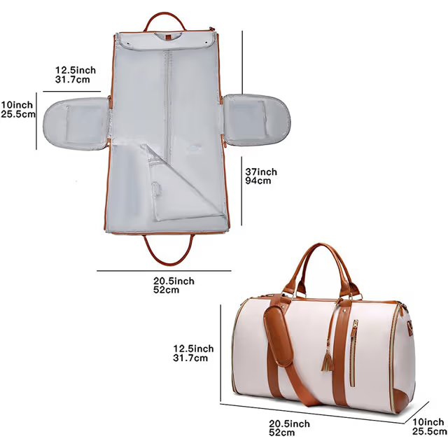 Sac de voyage tendance en PU Grand Capacité et Pliable