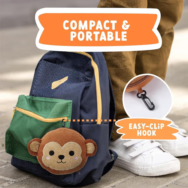 Kit de Voyage Confort 2en1 Oreiller Cervical en Mousse à Mémoire de Forme et Masque de Nuit Peluche - طقم السفر المريح وسادة رقبة ميموري فوم مع قناع نوم