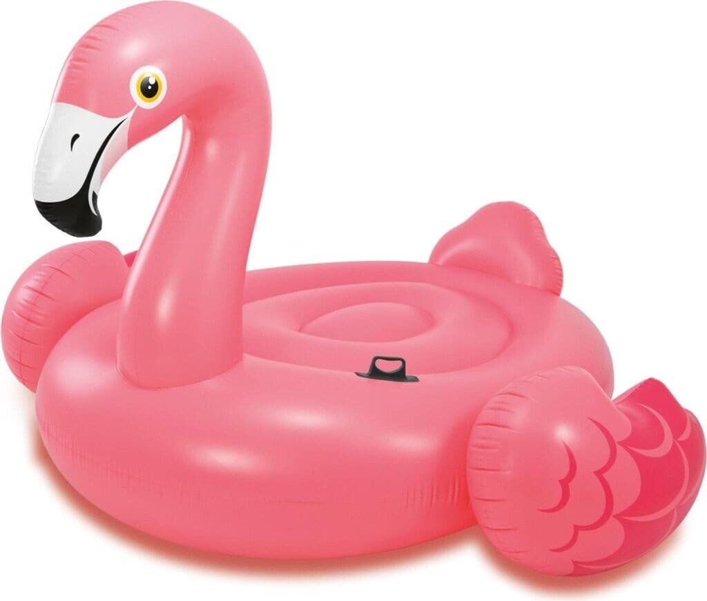 Bouée Géante Gonflable Flamant Rose Ride-On pour Piscine Intex 57558NP - عوامة الفلامينغو الوردي الضخمة للركوب والاستجمام في المسبح