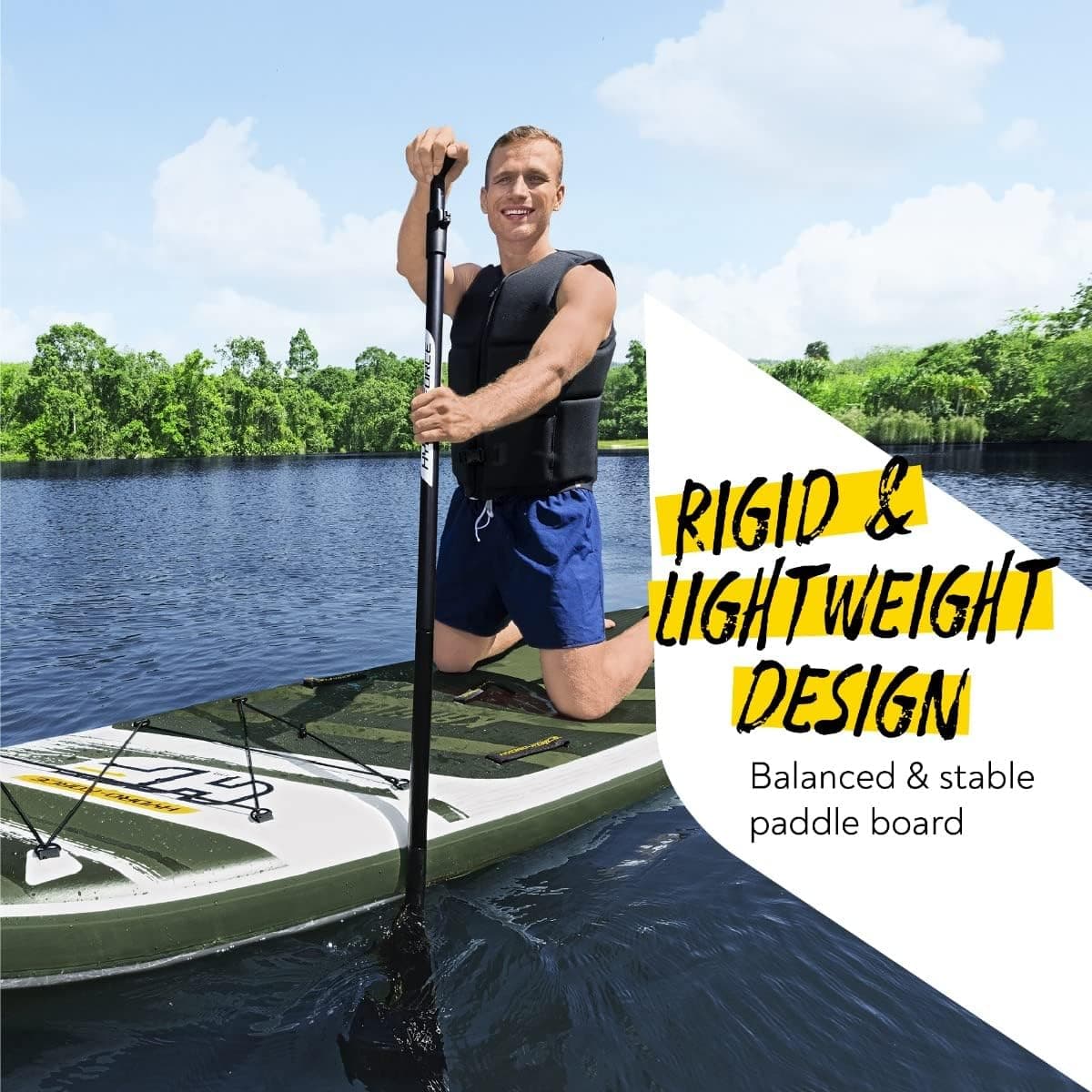 Paddle Gonflable Hydro-Force 310x86cm Bestway 65308 - لوح التجديف والموج القابل للنفخ
