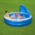 Piscine Gonflable Familiale Bestway 54337 Avec Parasol Amovible et Siège Confortable - مسبح عائلي مع مظلة واقية من الشمس ومقعد مريح
