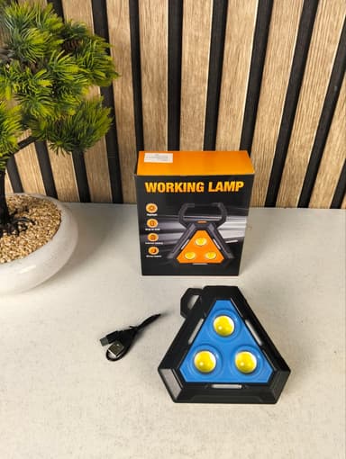 Lampe de Travail Portable pour Multi-usages Base Magnétique Rechargeable USB - مصباح محمول متعدد الوظائف بقاعدة مغناطيسية