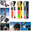 Lampe de Travail LED Multifonction T130 Éclairage Latéral RGB et Écran LCD - مصباح العمل الذكي متعدد الوظائف بمغناطيس