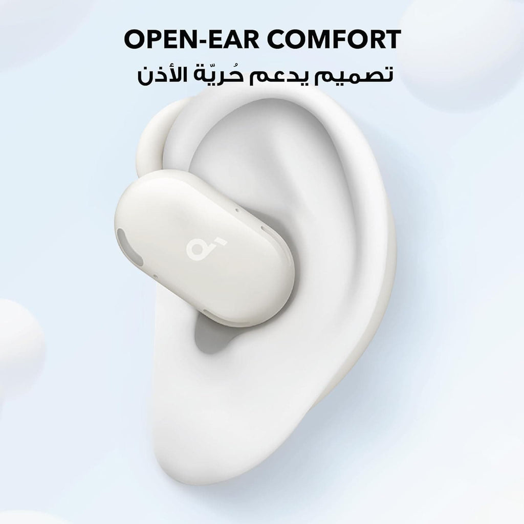 Écouteurs Open-Ear soundcore by Anker V20i Crochets Ajustables Autonomie 36H et Lumières LED - سماعات أنكر اللاسلكية ذات التصميم المفتوح والخطاف القابل للتعديل