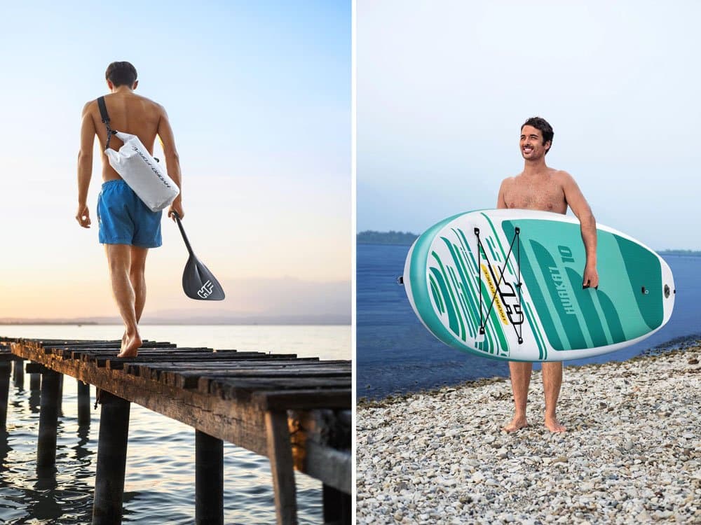 Paddle Gonflable Hydro-Force HuaKa'i 305x84cm Bestway 65346 - لوح التجديف والموج القابل للنفخ