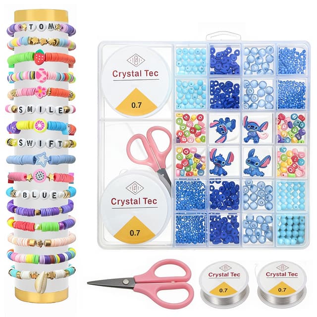 Ensemble de Pendentifs Assorties pour Création de Bijoux DIY - علبة الخرز المتنوعة والشاملة لصناعة الإكسسوارات والأساور يدويًا
